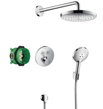 dušas sistēma ar iebūvēto termostatu Design ShowerSet Raindance Select S/Raindance Select S 120 3jet, hroms
